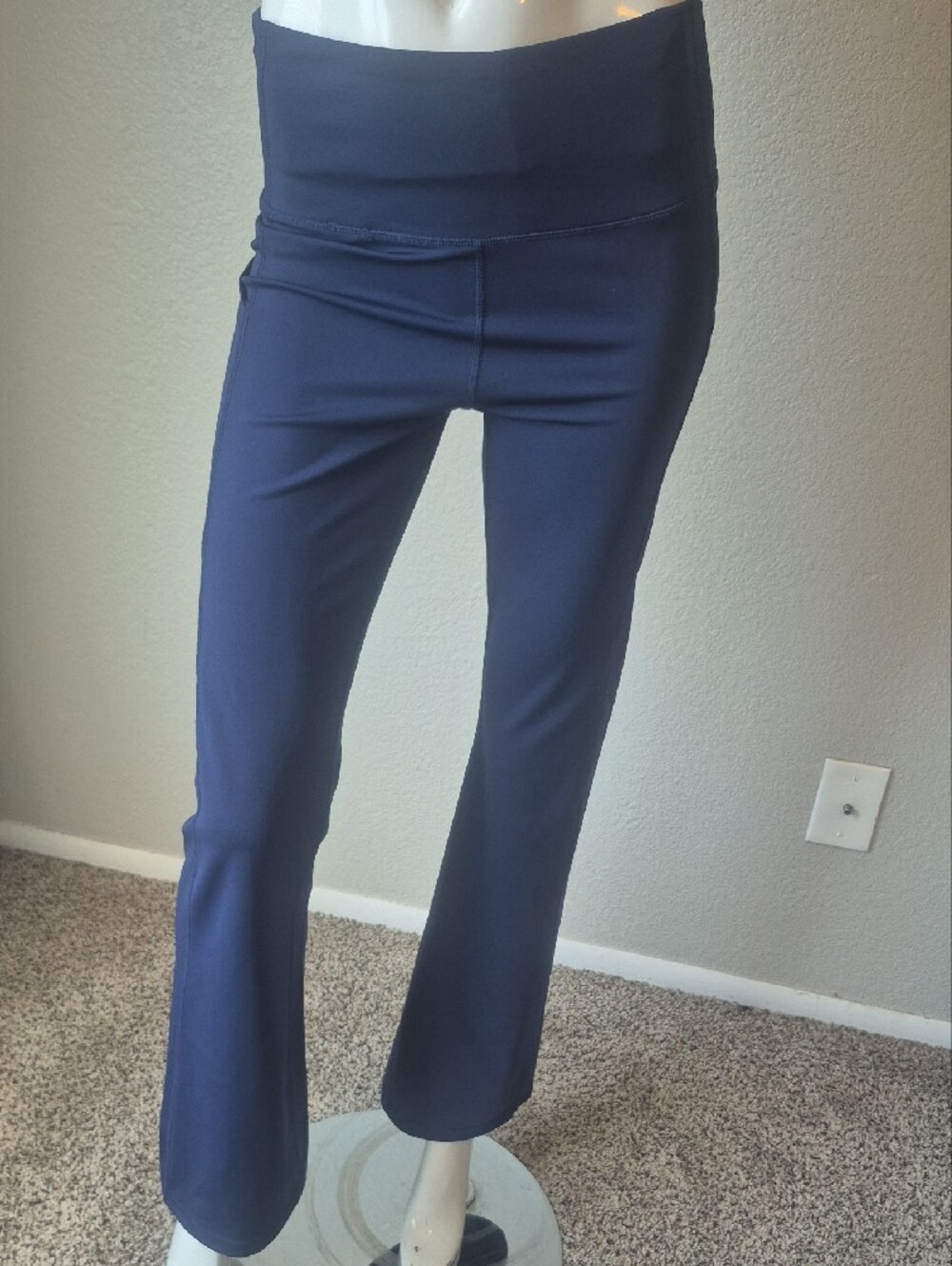 Nicole Miller Sport Navy Blue Woman Flare Leggings - Picture 3 of 5